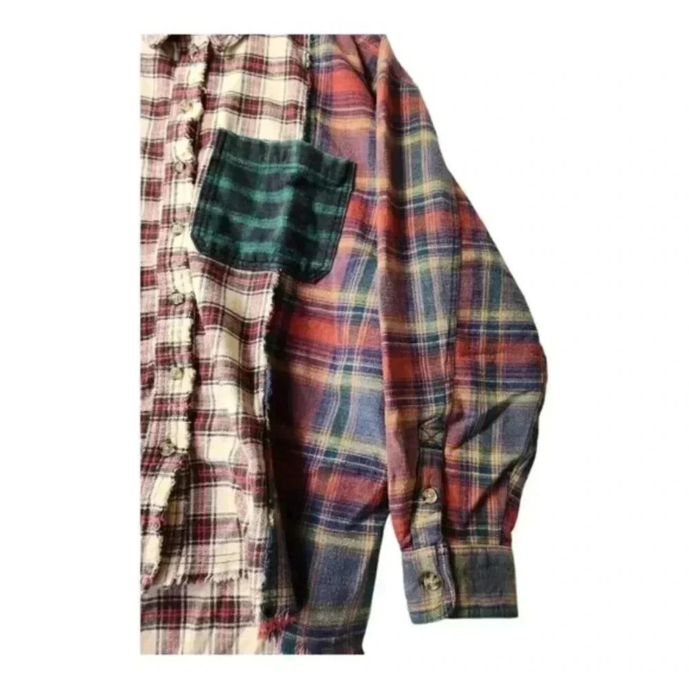 BDG Robbie Spliced Flannel Shirt‎ from Urban Outfitters! - Picture 5 of 15